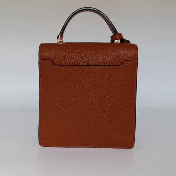 Mia Crossbody Rodeo Rust Leather Handbag Time's Arrow NWT - Picture 3 of 10